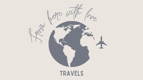 FROM HERE WITH LOVE TRAVELS Logo